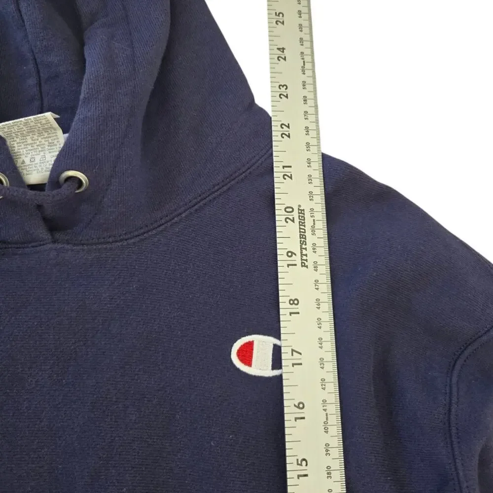 Champion Reverse Weave Athletic Streetwear Minimalist Capsule Wardrobe Hoodie M